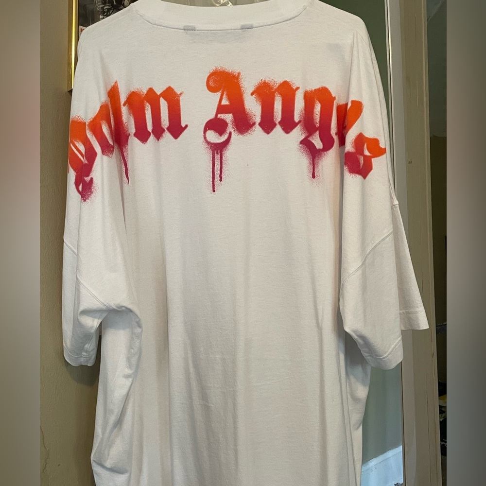 Palm angel’s white spray paint logo 2xl